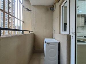 Bathroom in  Apartment at Bhartiya Nikoo Homes Phase 2, Thanisandra Main Road – for Rent