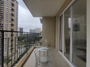 Balcony in  Apartment at Bhartiya Nikoo Homes Phase 2, Thanisandra Main Road – for Rent