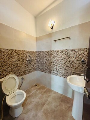 Bathroom in 2 BHK Independent House at Dhakoli – for Rent