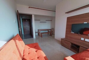 Living Room in 2 BHK Apartment at Sethia Imperial Avenue, Malad East – for Rent