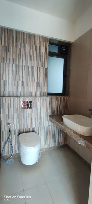 Bathroom in 2 BHK Apartment at Shapoorji Pallonji Vicinia, Powai – for Rent