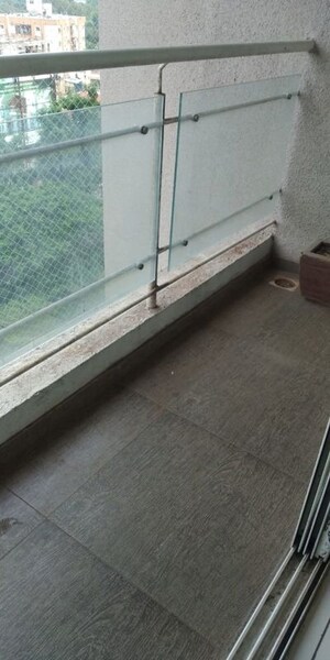 Balcony in 1 BHK Apartment at Paranjape Forest Trails Pebbles, Bhugaon – for Rent