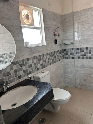 Bathroom in 2.5 BHK Builder Floor at Wave Floors, Mahurali – for Rent