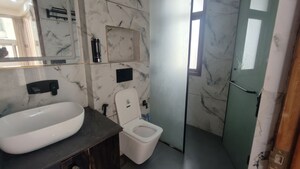 Bathroom in 3 BHK Apartment at Parsvnath Exotica, Sector 53 – for Rent