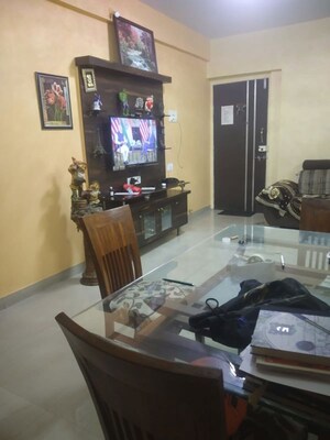 Living Room in 2 BHK Apartment at Mahavir Plaza, Airoli – for Rent
