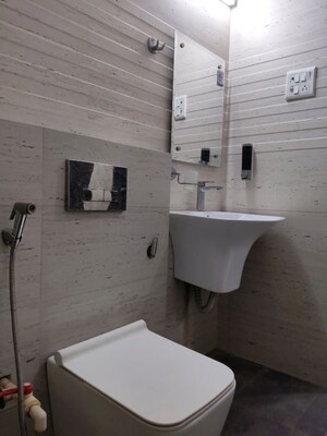 Bathroom in 3 BHK Apartment at Parsvnath Exotica, Sector 53 – for Rent