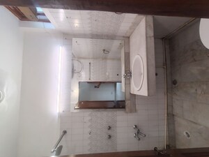 Bathroom in 3 BHK Builder Floor at Malviya Nagar – for Rent