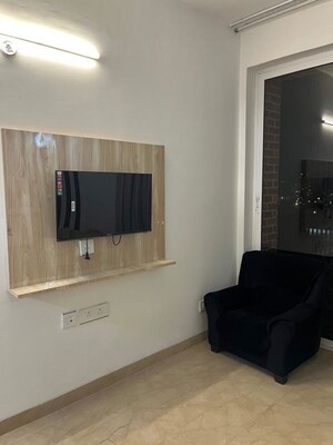 Living Room in 4 BHK Apartment at Emaar Orange Castle, Gomti Nagar – for Rent