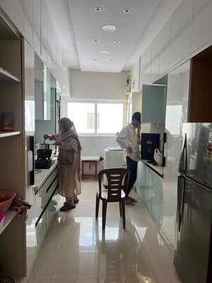 Team Area in 3 BHK Apartment at Mantri Webcity, Hennur – for Rent
