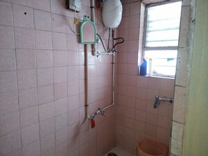 Bathroom in 1 BHK Apartment at Kalpana Housing Society, Yerawada – for Rent