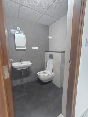Bathroom in 3 BHK Apartment at Trendsquares Ambience, Thanisandra Main Road – for Rent