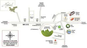  Plot – Map Location View at Kadakola - for Sale