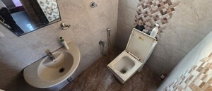 Bathroom in 2.5 BHK Apartment at Disha Horizon, Viman Nagar – for Rent