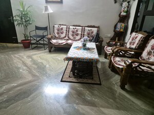 Living Room in 3 BHK Builder Floor at Green Fields Colony – for Rent