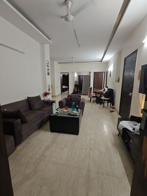 Living Room in 3 BHK Builder Floor at Ansal API Vyapar Kendra, Sector 43 – for Rent