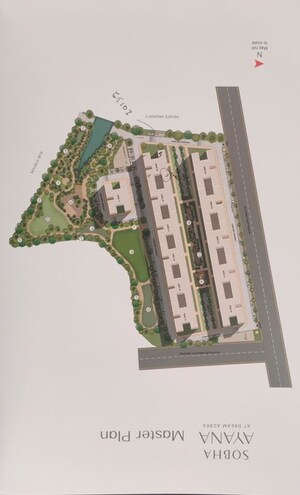 Master Plan in 3 BHK Apartment at Sobha Ayana, Panathur – for Sale