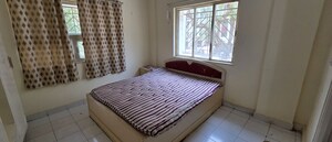 Bedroom in 3 BHK Apartment at Naiknavare Sunshine Court, Kalyani Nagar – for Rent