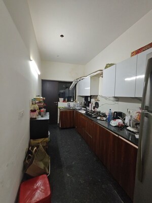 Kitchen in 3 BHK Builder Floor at Sushant Lok I – for Rent