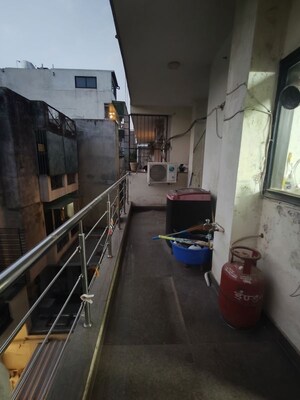 Balcony in 3 BHK Builder Floor at Sushant Lok I – for Rent
