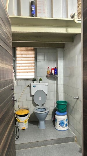 Bathroom in 2 BHK Apartment at Yogi Palace CHS, Borivali West – for Sale
