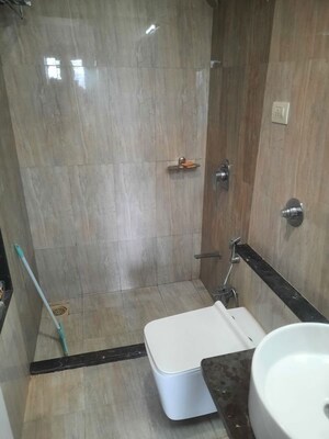 Bathroom in 1 BHK Apartment at Divine Aspen Garden, Goregaon East – for Rent