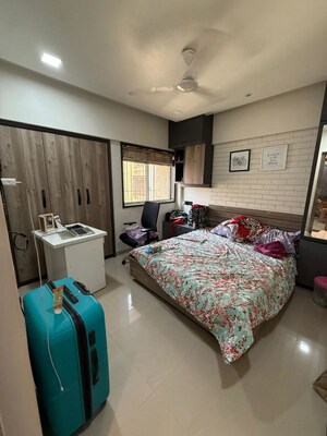 Bedroom in 2.5 BHK Apartment at Runwal Garden City, Balkum Pada – for Rent