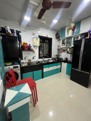 Kitchen in 1 BHK Apartment at Ganpati Villa CHS, Uthalsar – for Rent