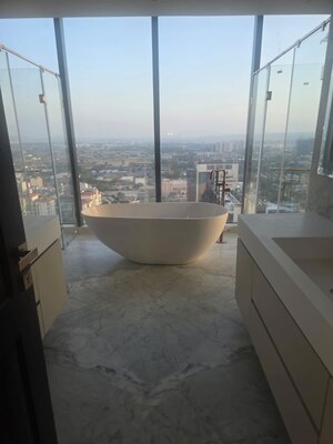 Bathroom in 4 BHK Apartment at M3M Trump Tower, Sector 65 – for Rent