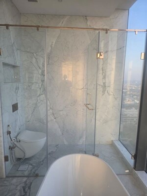 Bathroom in 4 BHK Apartment at M3M Trump Tower, Sector 65 – for Rent
