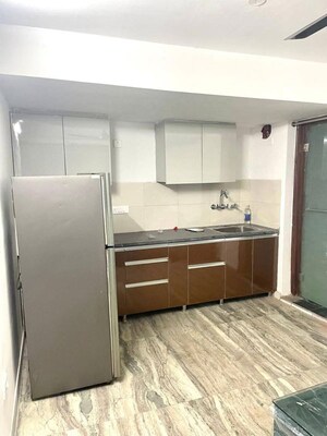 Kitchen in 1 BHK Builder Floor at Saket – for Rent