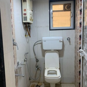 Bathroom in 1 BHK Apartment at Siddhivinayak Plaza CHS, Shimpoli – for Rent