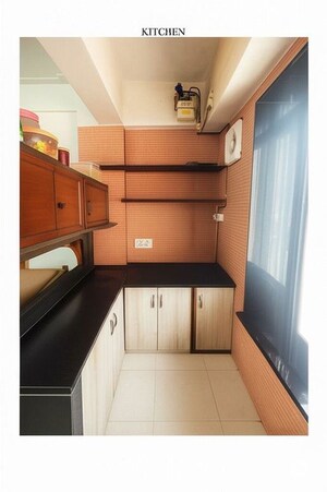 Kitchen in 1.5 BHK Apartment at Shri Ramakrishna CHS, Vile Parle West – for Rent
