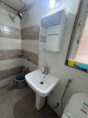 Bathroom in 2 BHK Apartment at Godrej Nurture Pune, Mamurdi – for Rent