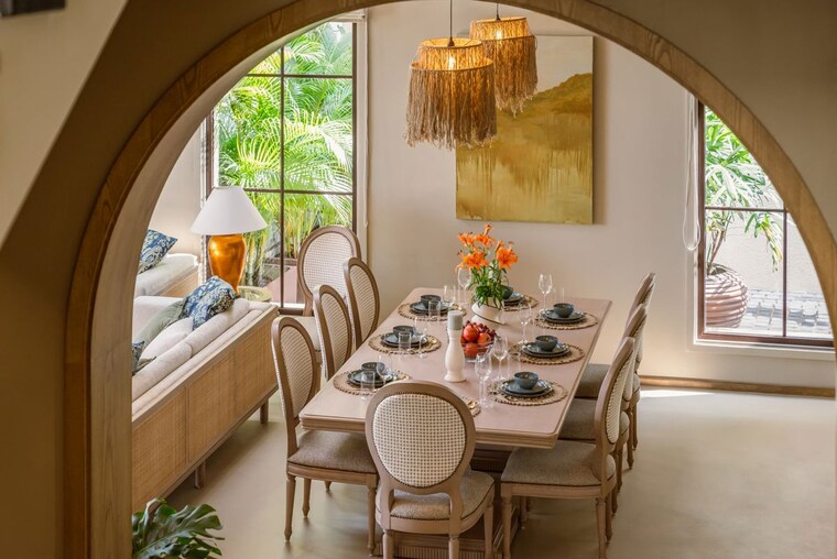 Dining area, guirim 4 Bedroom 3700 Sq.Ft. Villa In Guirim Goa 10401219