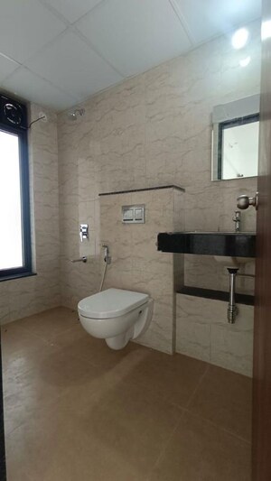 Bathroom in 3 BHK Apartment at Shapoorji Pallonji Joyville Hinjewadi, Hinjewadi – for Rent