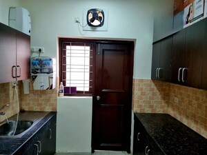 Kitchen in 3 BHK Apartment at Omaxe Designer Villas Mayfield Garden, Sector 51 – for Rent