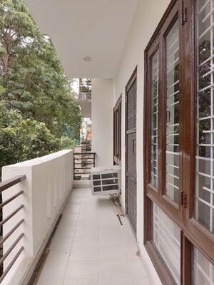 Balcony in 3 BHK Apartment at Omaxe Designer Villas Mayfield Garden, Sector 51 – for Rent