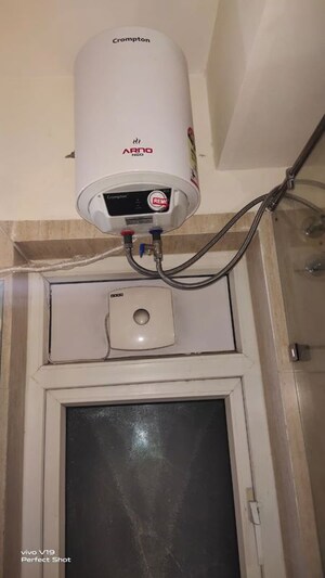 Bathroom in 3 BHK Apartment at Shapoorji Pallonji Joyville Gurgaon, Sector 102 – for Rent