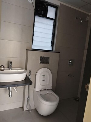 Bathroom in 2 BHK Apartment at Rama Metro Life Optima, Tathawade – for Rent