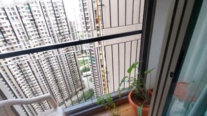 Balcony in 2 BHK Apartment at Runwal Eirene, Balkum Pada – for Rent