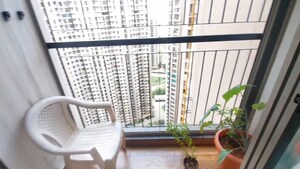 Balcony in 2 BHK Apartment at Runwal Eirene, Balkum Pada – for Rent