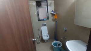 Bathroom in 2 BHK Apartment at Runwal Eirene, Balkum Pada – for Rent