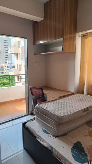 Bedroom in 1 BHK Apartment at Bella Casa, Kharadi – for Rent