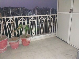 Balcony in 3 BHK Apartment at Galaxy North Avenue, Gaur City 1 – for Sale