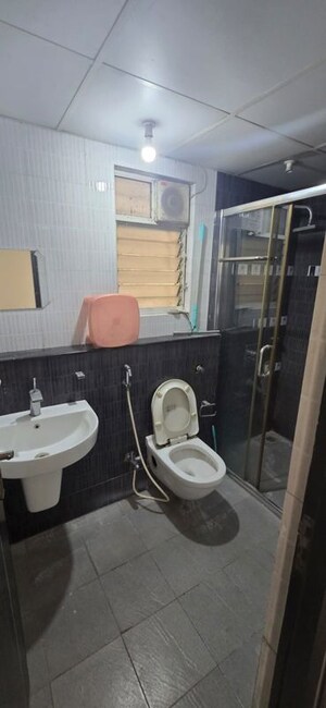 Bathroom in 3 BHK Apartment at Vasudha Sai Krishna, Balewadi – for Rent