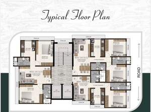 Floor Plan in 2 BHK Apartment at Pranav Joeville, Malad West – for Sale