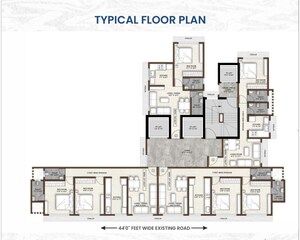 Floor Plan in 2 BHK Apartment at Pranav Shree Santoshi Nagar CHS, Malad West – for Sale
