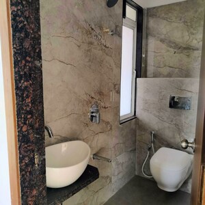 Bathroom in 1 BHK Apartment at RS QA Riverfront, Taloja – for Rent