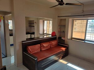 Bedroom in 1 BHK Apartment at Aditya Complex, Pimple Nilakh – for Rent