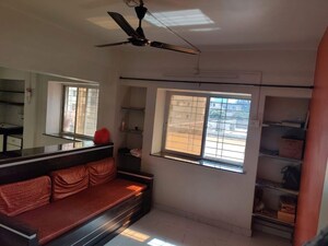 Living Room in 1 BHK Apartment at Aditya Complex, Pimple Nilakh – for Rent